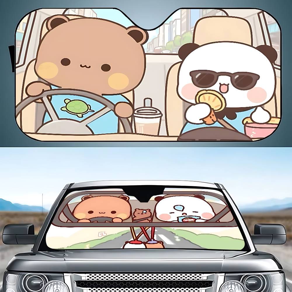 D.A.D Car Accessories - Симпатичные автомобильные солнцезащитные шторы D-Dudu Bubu