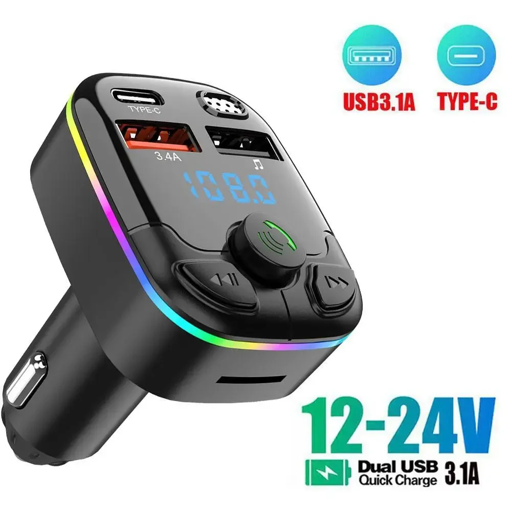 Fm Transmitter - Автомобильный беспроводной FM-трансмиттер адаптер с двумя