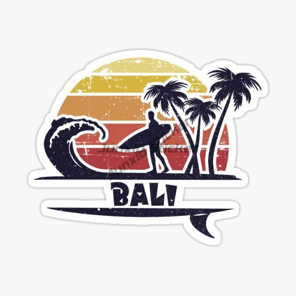 Car Accessories Bali - Наклейка на автомобиль с изображением пляжа