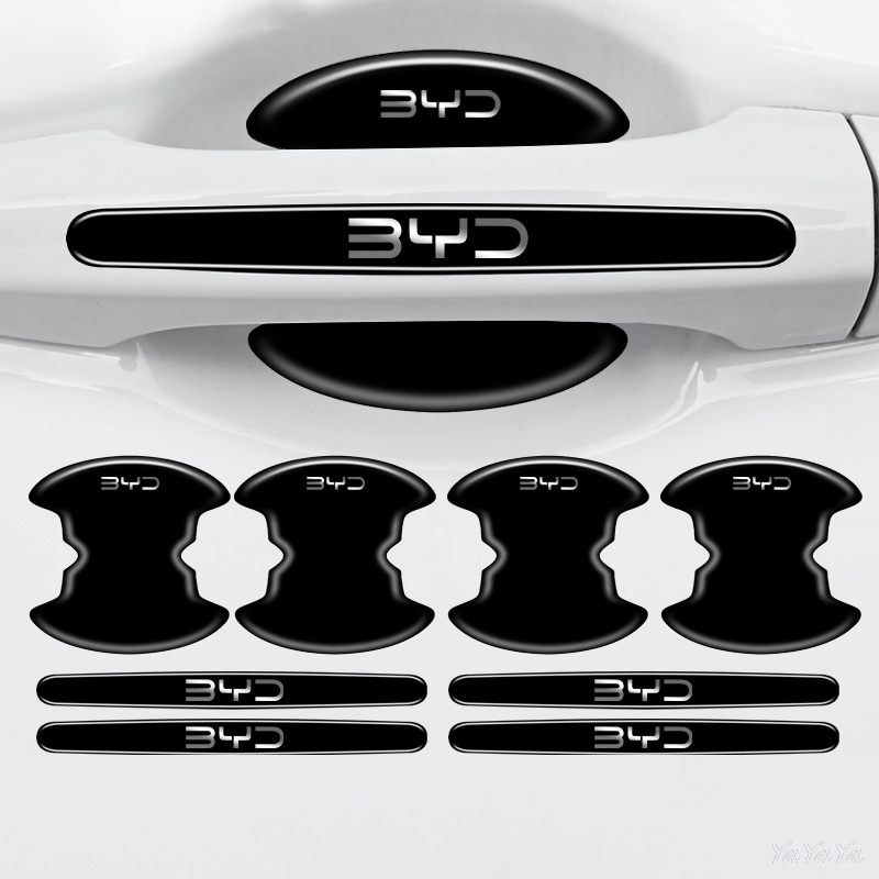 Car Accessories Logo - Защитная наклейка на ручку двери автомобиля