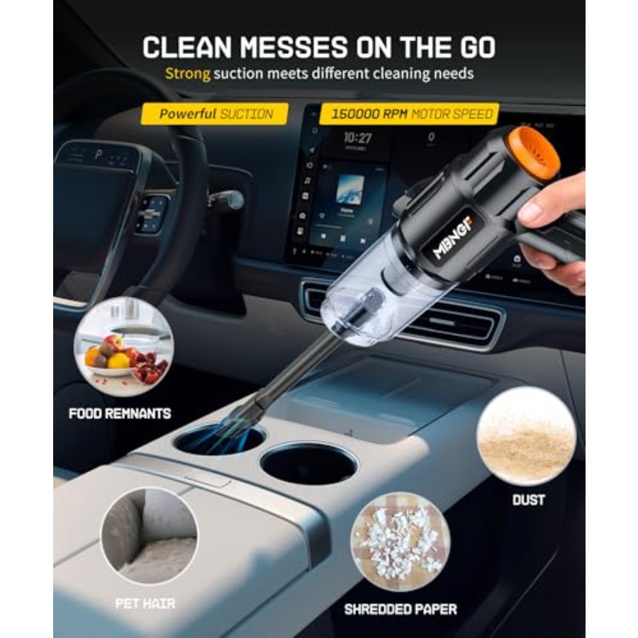 Портативный беспроводной автом – обзор и цена Car Vacuum Cleaner