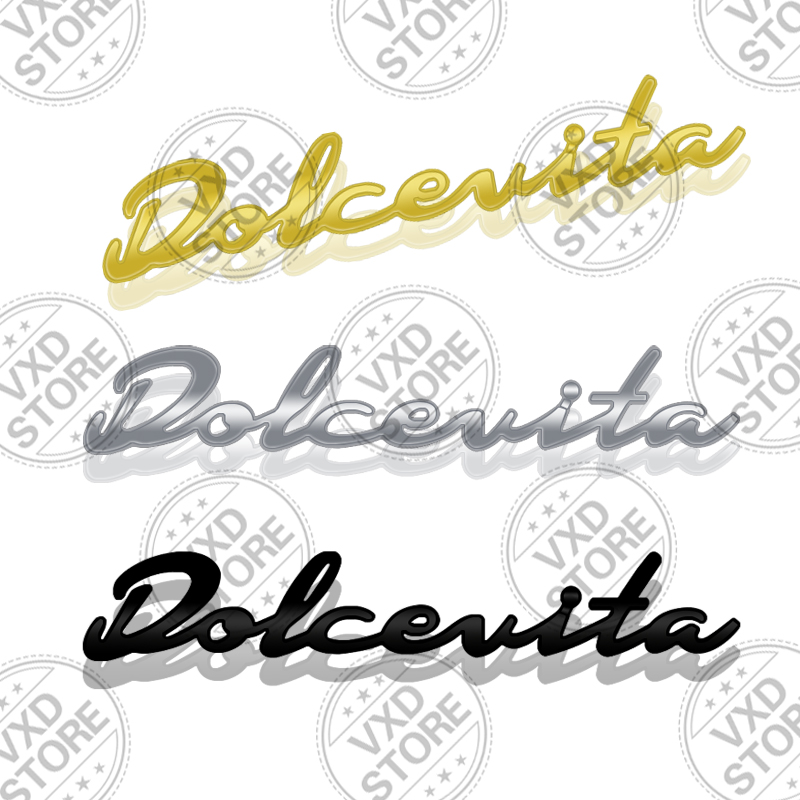 3D-эмблема Dolcevita, металлич – обзор и цена Car Accessories Bali