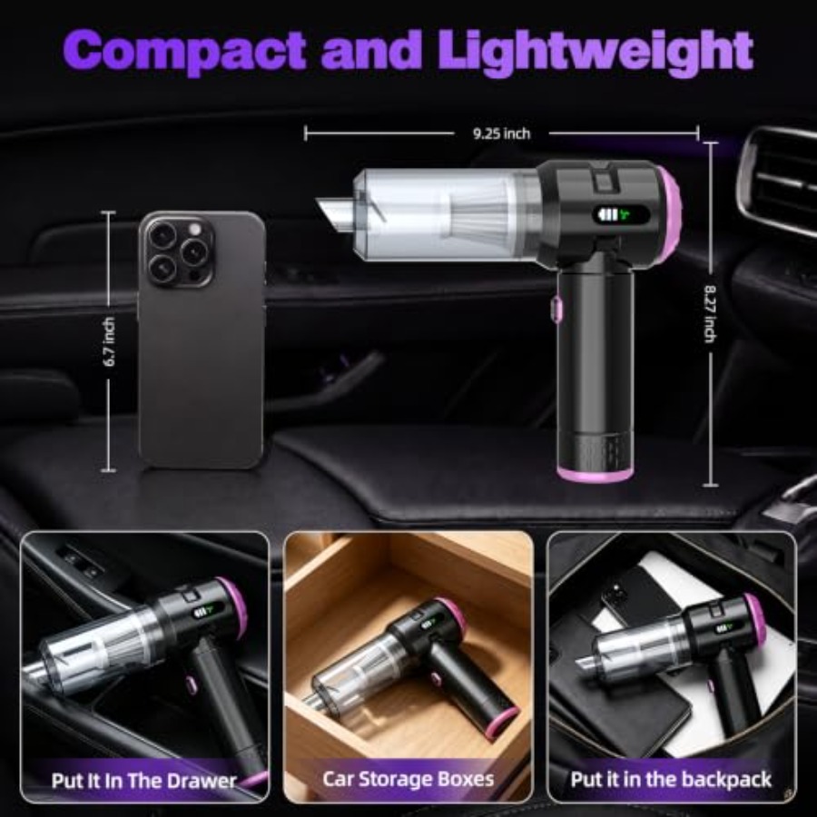 Ручной автомобильный пылесос д – обзор и цена Car Vacuum Cleaner