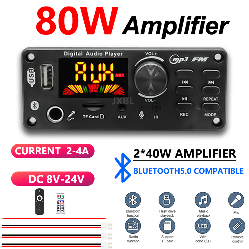 Плата декодера MP3 Bluetooth 5 – обзор и цена Fm Transmitter