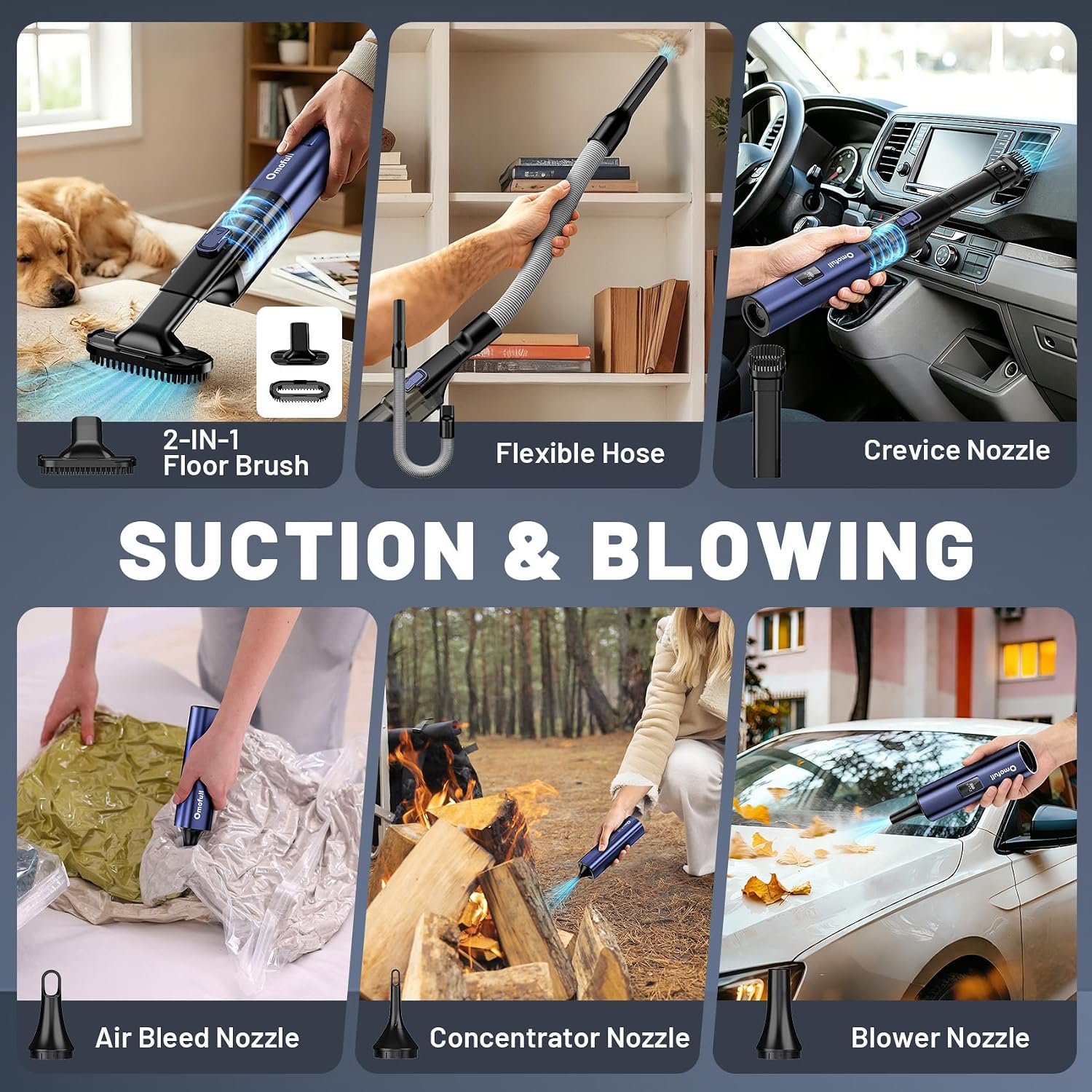 Беспроводной пылесос и воздухо – обзор и цена Car Vacuum Cleaner